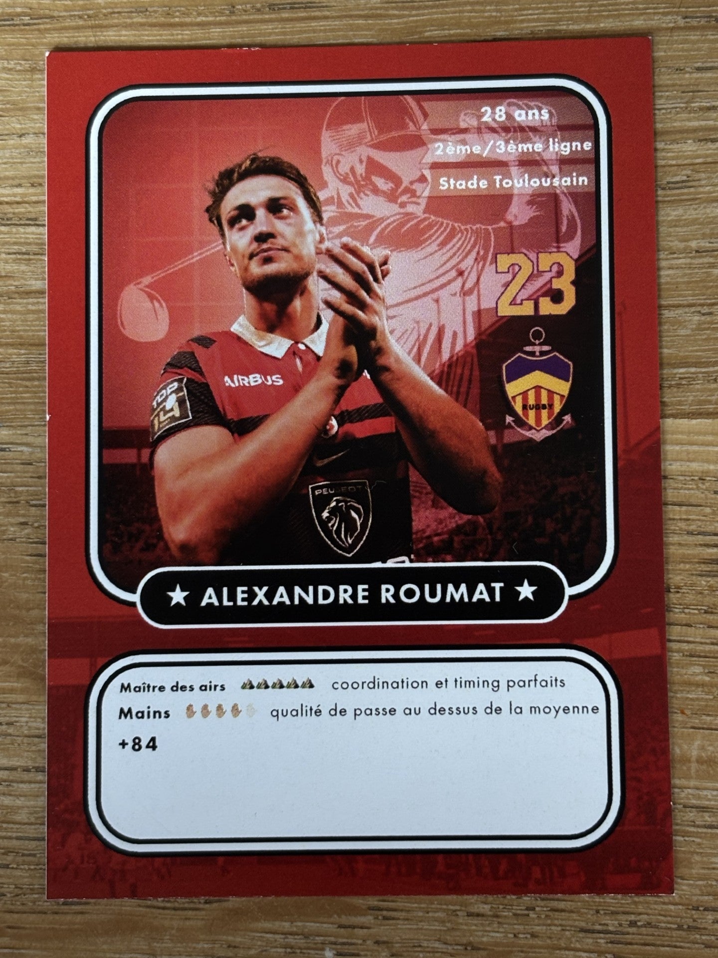 Carte signée Alexandre Roumat - 35 exemplaires/Monde