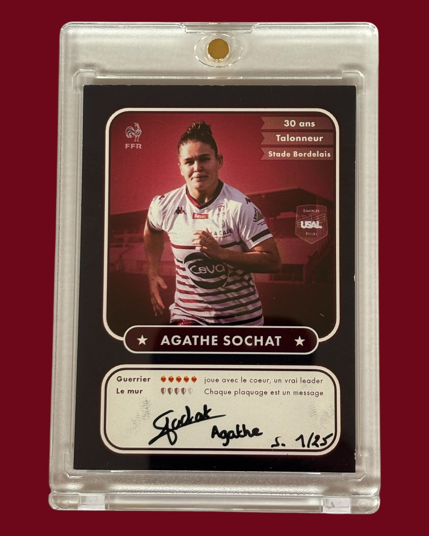 Carte signée Agathe Sochat - 25 exemplaires/Monde