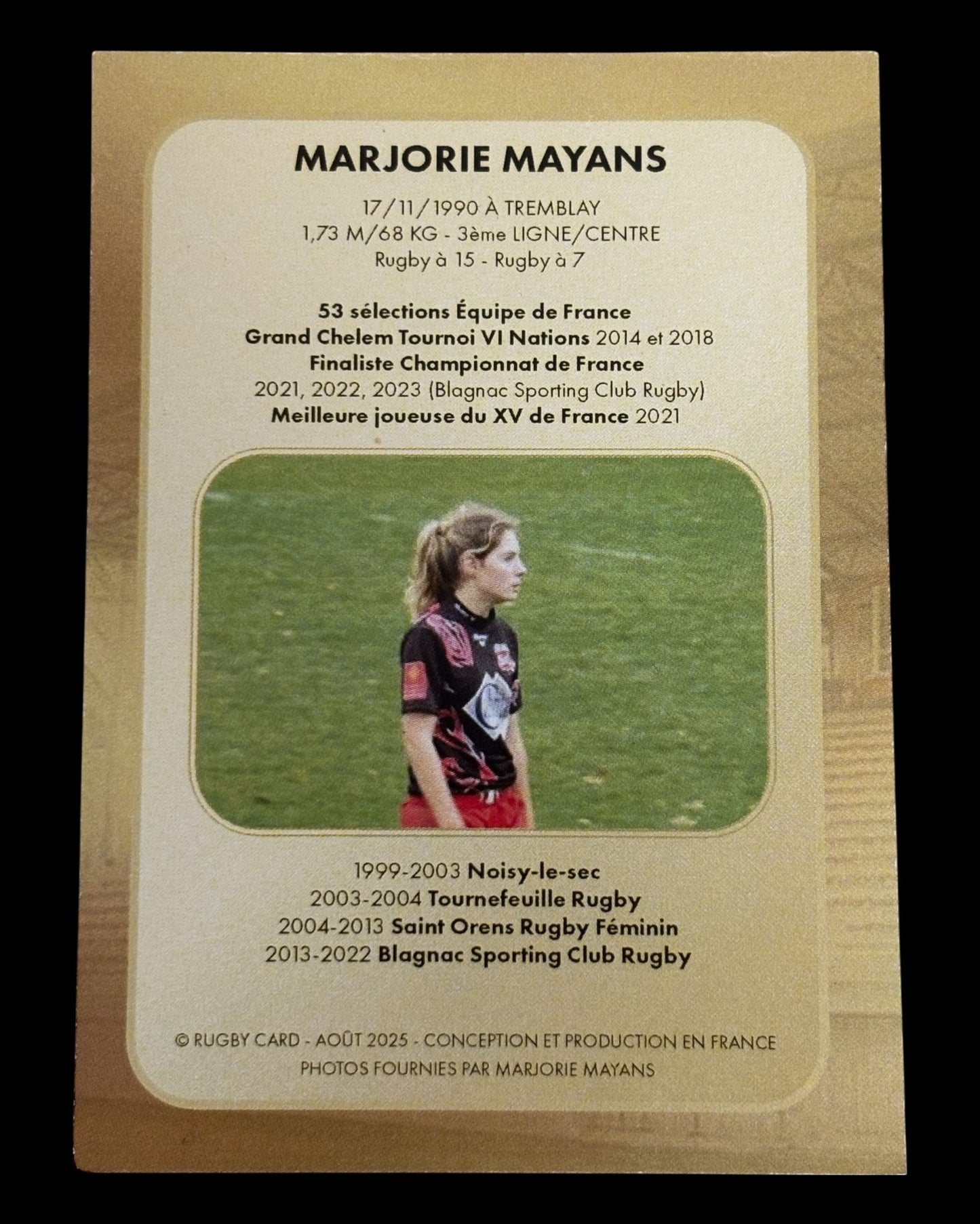 Carte signée Marjorie Mayans - 25 exemplaires/monde