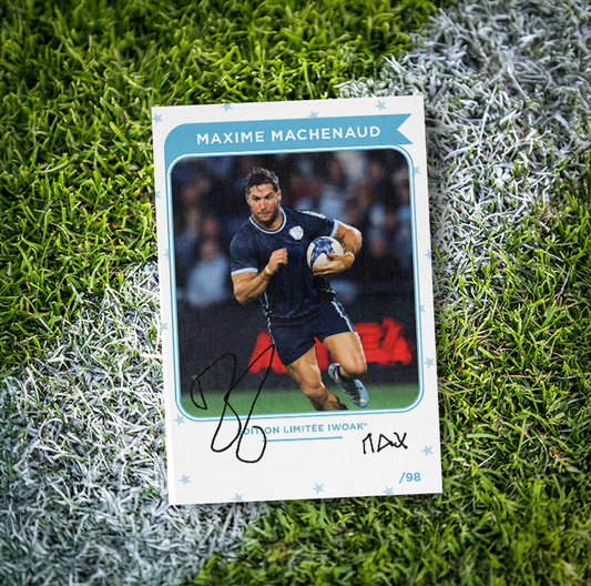 Carte signée Maxime Machenaud
