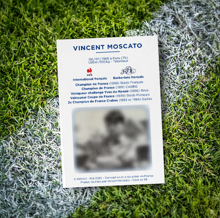 Carte signée Vincent Moscato