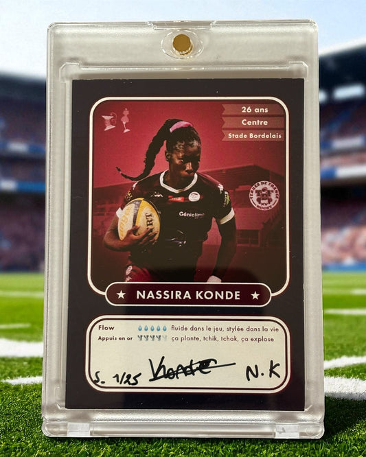 Carte signée Nassira Konde - 25 exemplaires/Monde