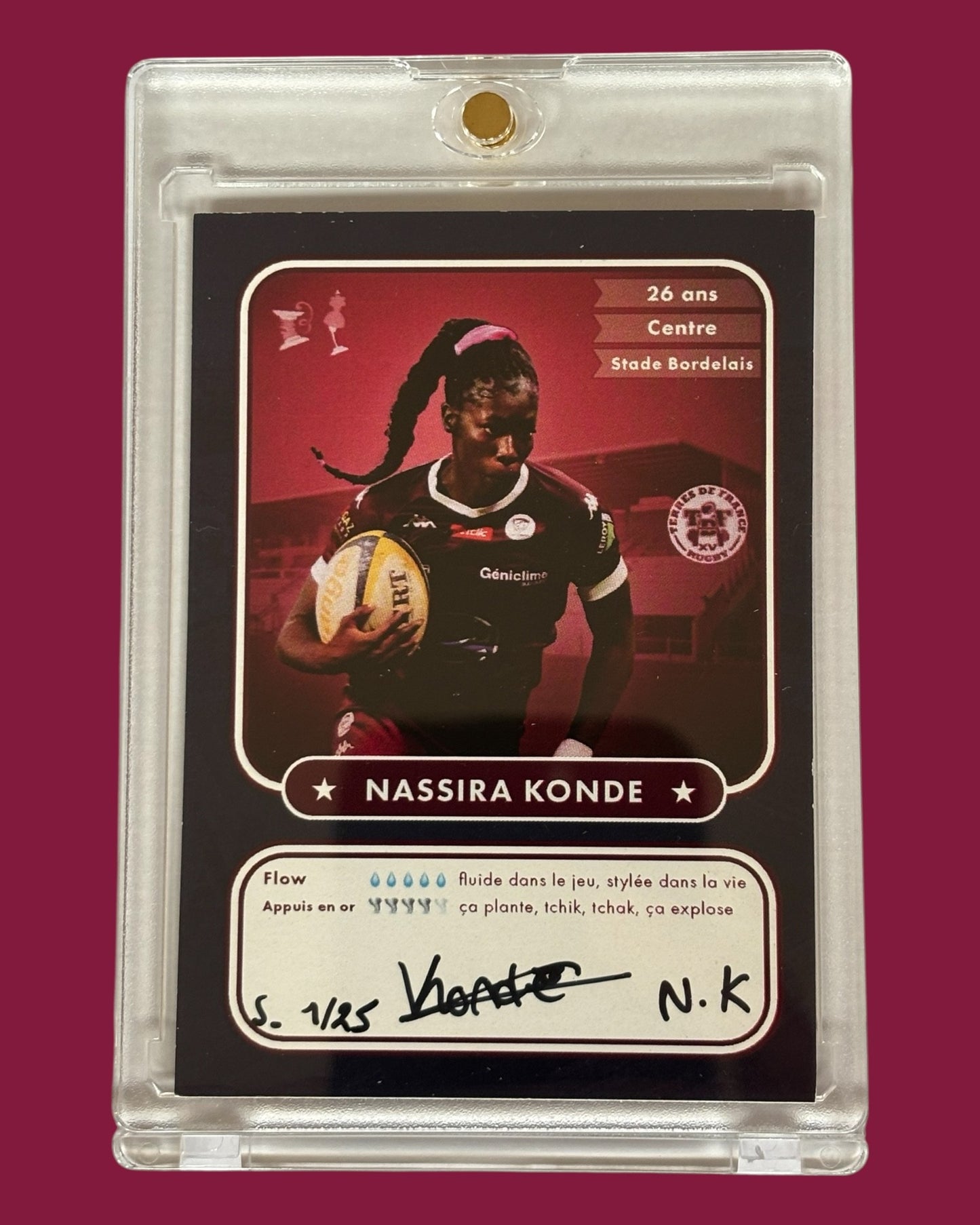 Carte signée Nassira Konde - 25 exemplaires/Monde