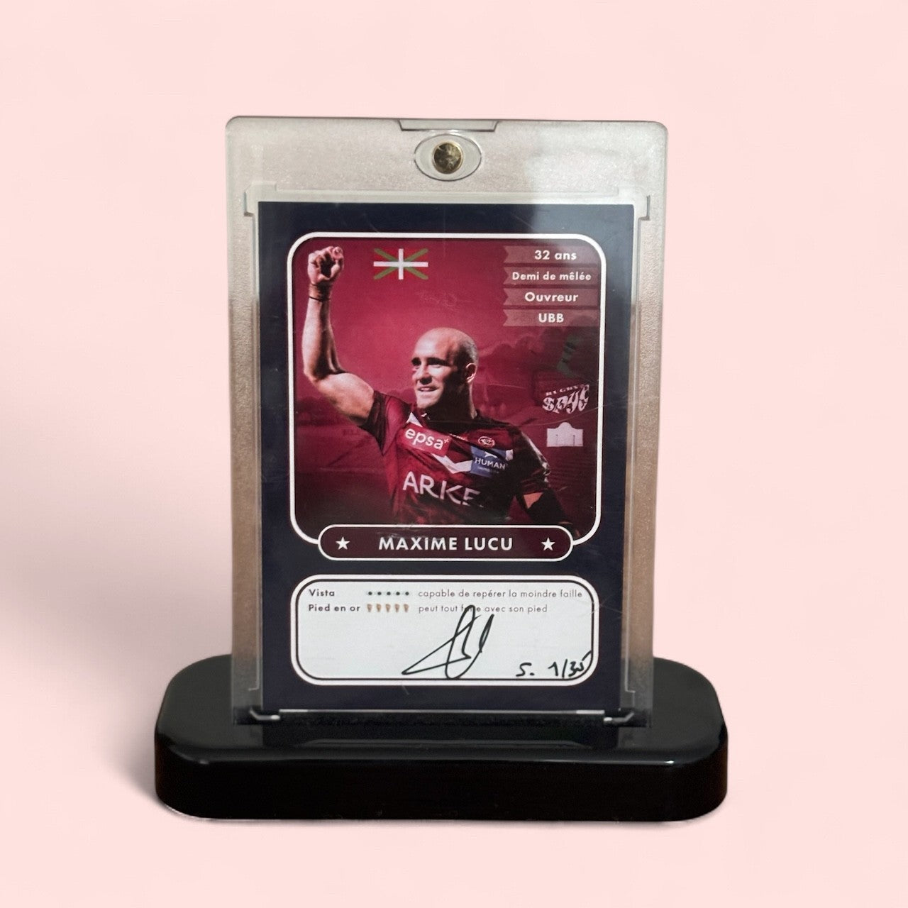 Carte signée Maxime Lucu - 35 exemplaires/Monde